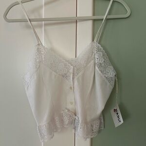 Vintage White Lace Camisole Top